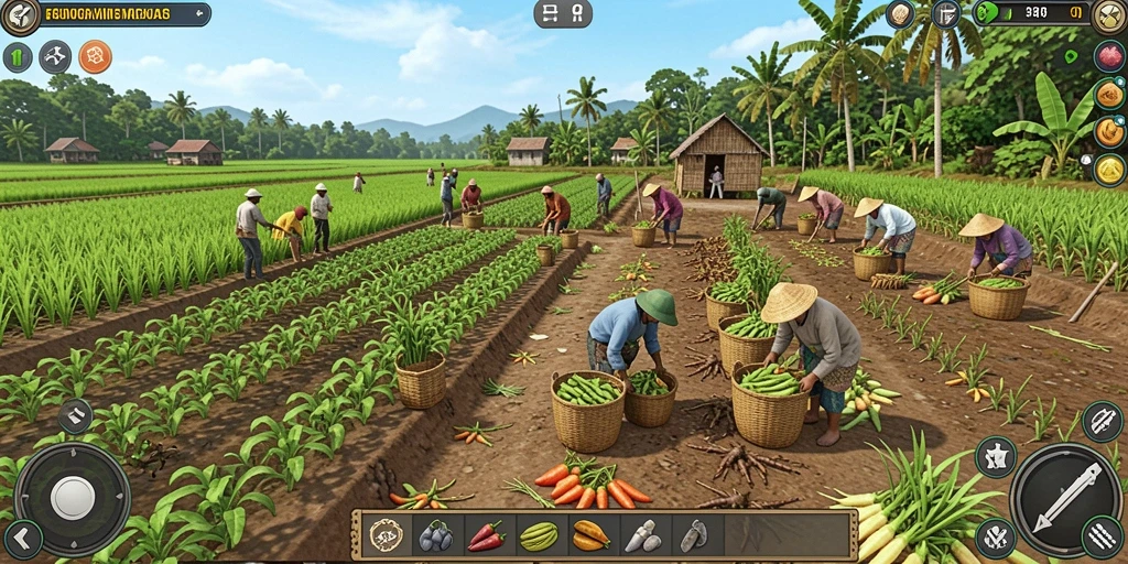 Visual yang menakjubkan di setiap tingkat permainan.