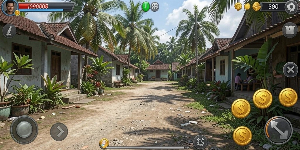Tangkapan layar ketiga memperlihatkan mode multiplayer yang seru.