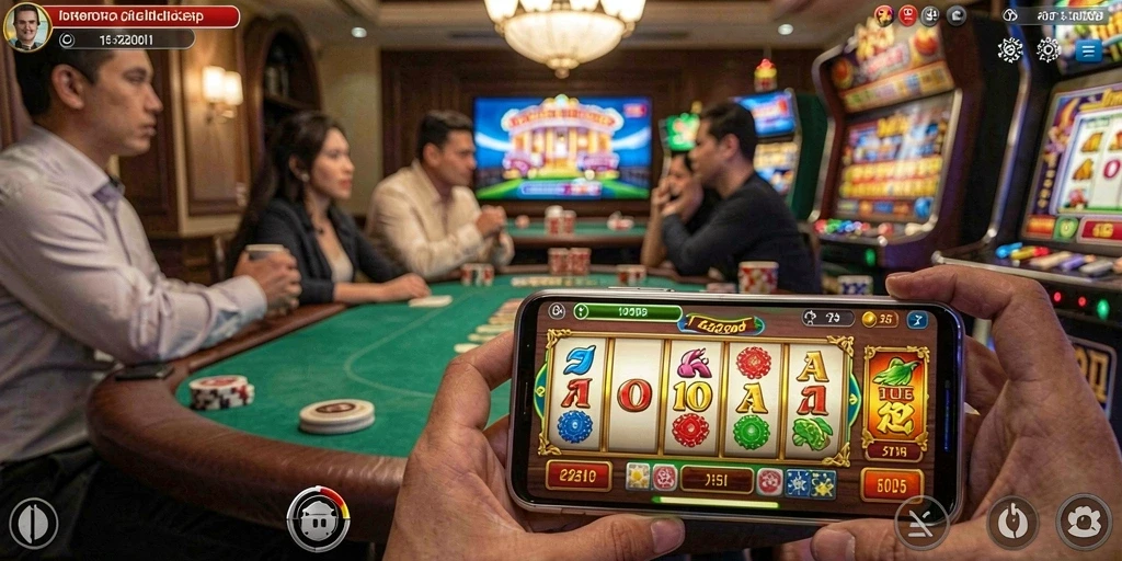 Fitur live dealer yang menghadirkan suasana kasino nyata.