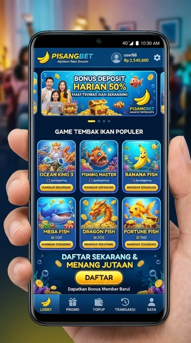 pisangbet — layar beranda